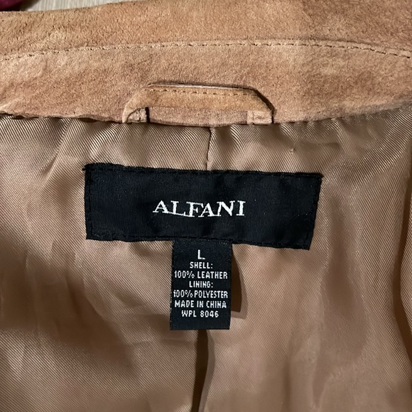 Alfani Leather Suede Jacket NWOT - Picture 8 of 8